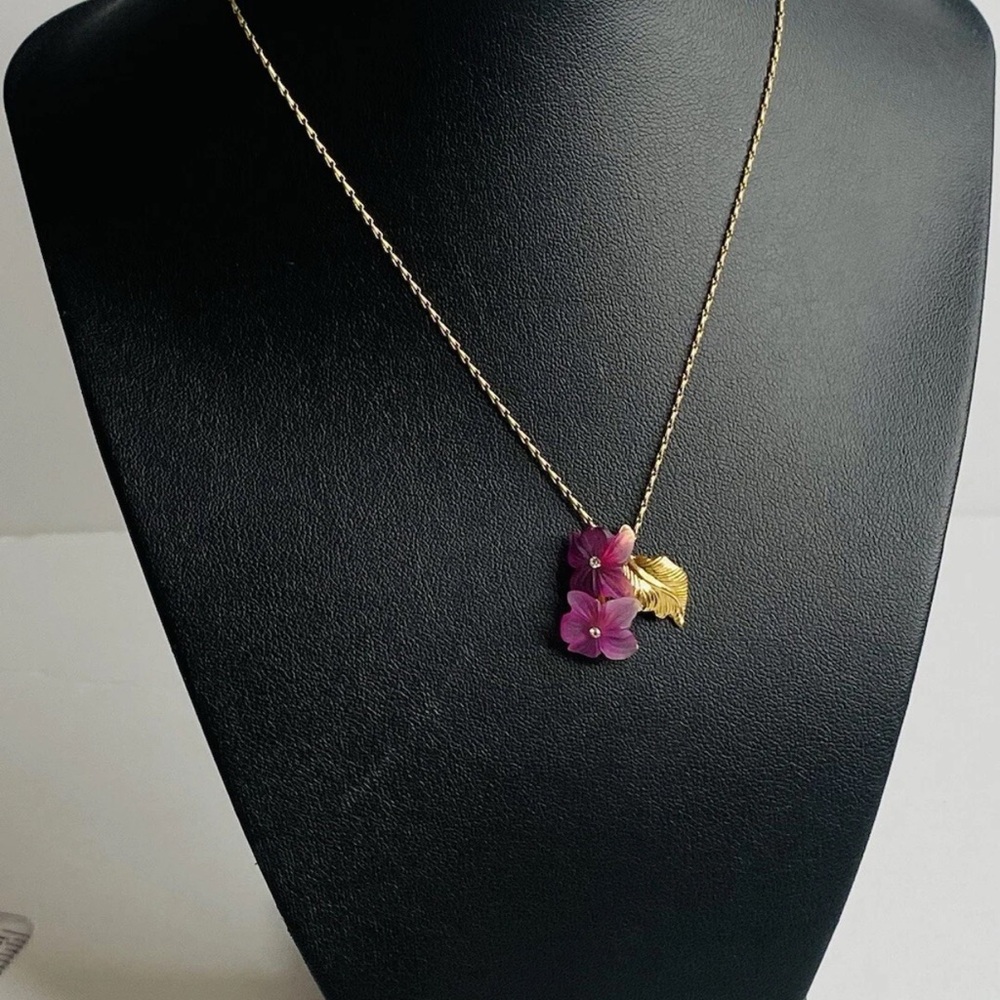 Dior Frosted Flower Necklace